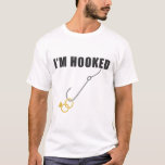 Ik ben verslaafd aan Verloving Ring huwelijksaanzo T-shirt<br><div class="desc">Ik ben verslaafd Verloving Ring huwelijksaanzoek Vissen 1</div>