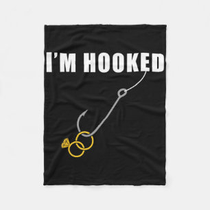 Ik ben verslaafd Verlovingsring Huwelijksaanzoek V Fleece Deken