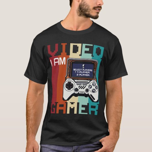 Ik ben videogamer t-shirt (Voorkant)