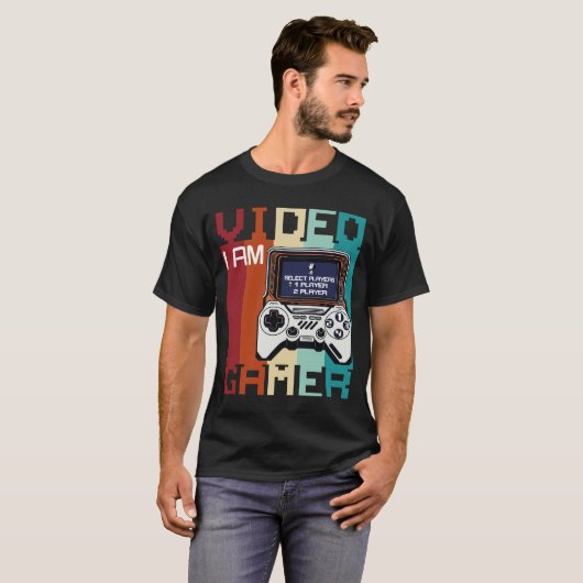 Ik ben videogamer t-shirt (Voorkant volledig)