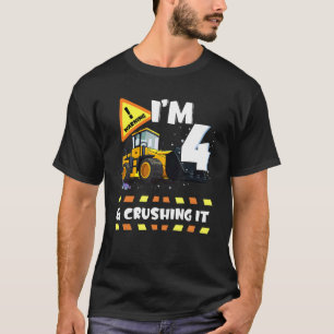 Ik ben vier en ik druk het uit de bouw, 4de B T-shirt