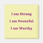 Ik ben ... Vierkante magneet (Voorkant)