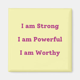 Ik ben ... Vierkante magneet