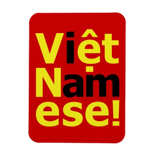 ik ben Vietnamees! Magneet (Verticaal)