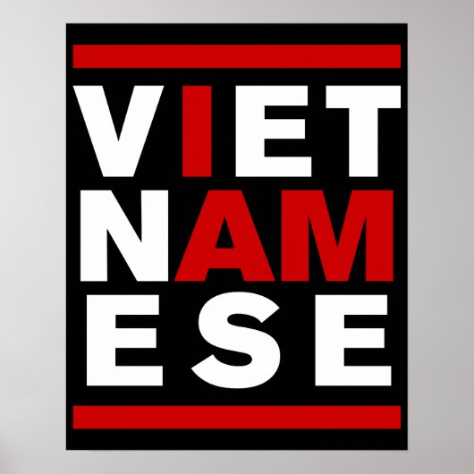 IK BEN VIETNAMEES POSTER (Voorkant)