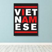 IK BEN VIETNAMESE CANVAS AFDRUK (Insitu (Houten vloer))