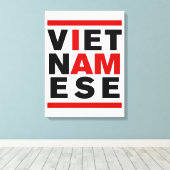 IK BEN VIETNAMESE CANVAS AFDRUK (Insitu (Houten vloer))