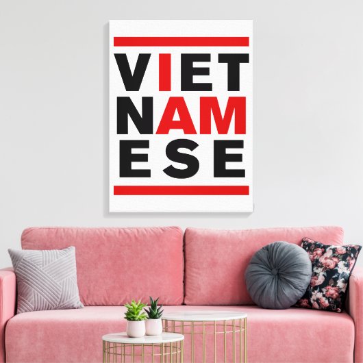 IK BEN VIETNAMESE CANVAS AFDRUK (Insitu (Woonkamer))
