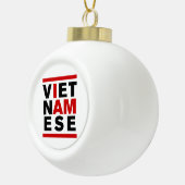 IK BEN VIETNAMESE KERAMISCHE BAL ORNAMENT (Rechts)