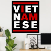 IK BEN VIETNAMESE POSTER (Thuiskantoor)