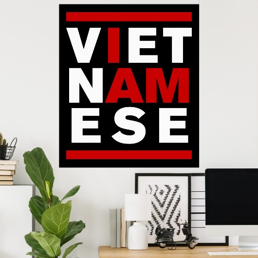 IK BEN VIETNAMESE POSTER (Thuiskantoor)