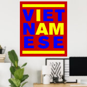 IK BEN VIETNAMESE POSTER (Thuiskantoor)