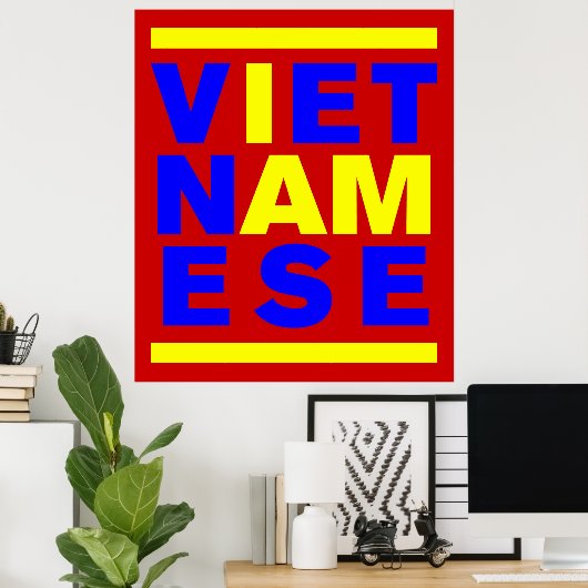 IK BEN VIETNAMESE POSTER (Thuiskantoor)