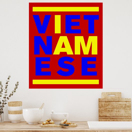 IK BEN VIETNAMESE POSTER (Keuken)