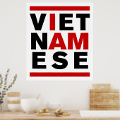 IK BEN VIETNAMESE POSTER (Keuken)