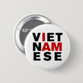 IK BEN VIETNAMESE RONDE BUTTON 5,7 CM (Voorkant /achterkant)