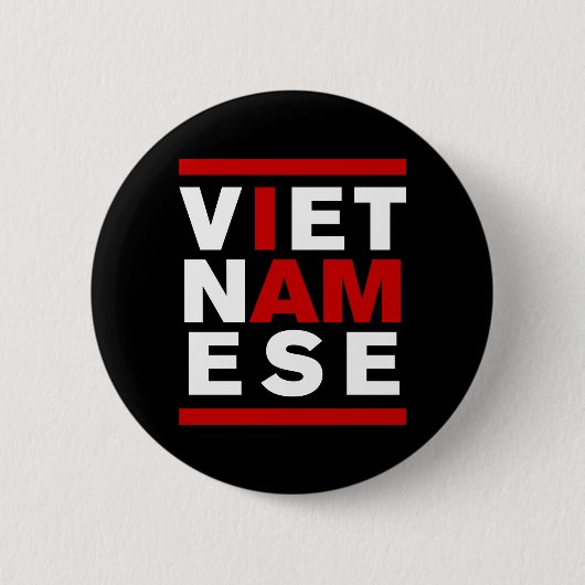 IK BEN VIETNAMESE RONDE BUTTON 5,7 CM (Voorkant)