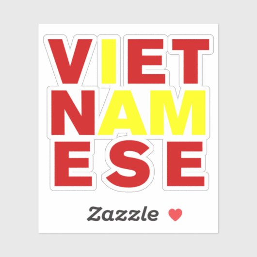 IK BEN VIETNAMESE STICKER (Vel)