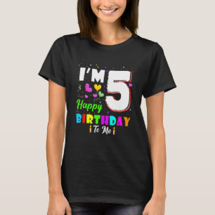 Ik ben vijf jaar gelukkig bevallen voor mijn vijfd t-shirt