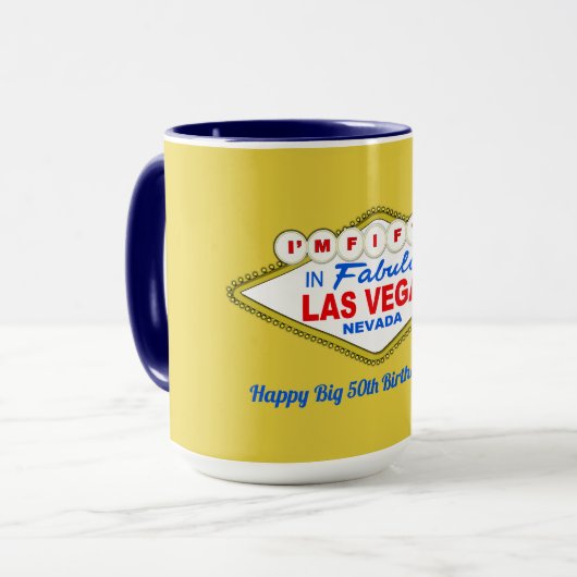 IK BEN VIJFTIG IN LAS VEGAS MOK (Voorkant links)