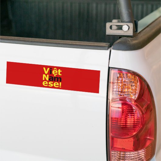 Ik ben Vikert Namese! Bumpersticker (Op Truck)