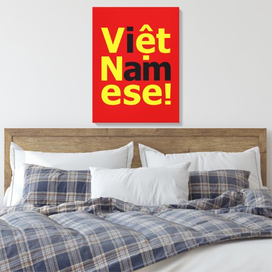 Ik ben Vikert Namese! Canvas Afdruk (Insitu (Slaapkamer))