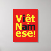 Ik ben Vikert Namese! Canvas Afdruk (Voorkant)