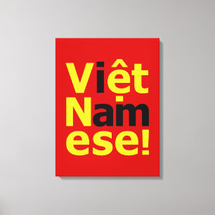 Ik ben Vikert Namese! Canvas Afdruk
