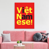 Ik ben Vikert Namese! Canvas Afdruk (Insitu (Woonkamer))