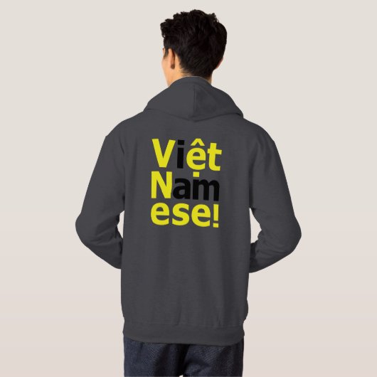 Ik ben Vikert Namese! Hoodie (Achterkant volledig)