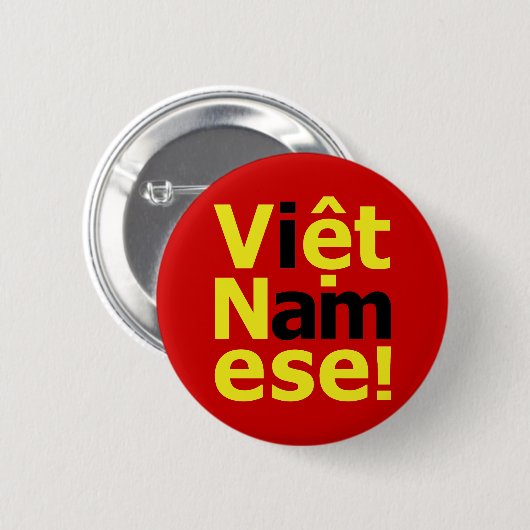 Ik ben Vikert Namese! Ronde Button 5,7 Cm (Voorkant /achterkant)