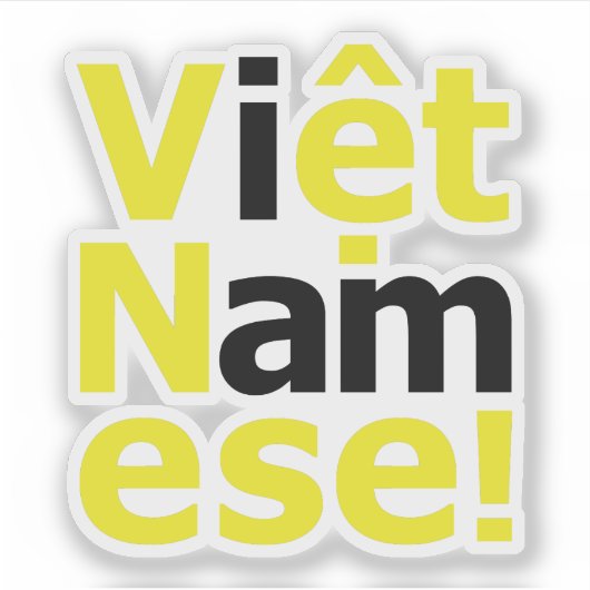 Ik ben Vikert Namese! Sticker (Voorkant)