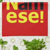 Ik ben Vikert Namese! Theedoek (Gevouwen)