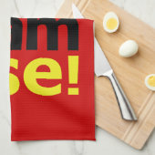 Ik ben Vikert Namese! Theedoek (Quarter Fold)