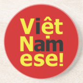 Ik ben Vikert Namese! Zandsteen Onderzetter (Voorkant)