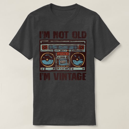 Ik ben Vintage 1 T-shirt (Design voorkant)