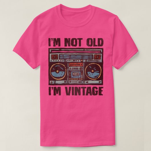 Ik ben Vintage 2 T-shirt (Design voorkant)