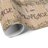 Ik ben vintage cadeaupapier (Rol Hoek)