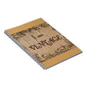 Ik ben vintage notitieboek (Rechterzijde)