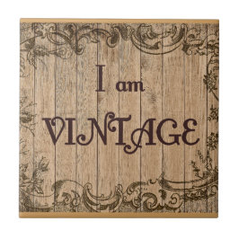 Ik ben vintage tegeltje