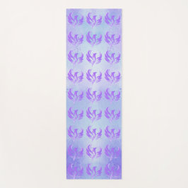 Ik Ben Violet Vlam Vuur Vogel - Blauw Violet Yogamat
