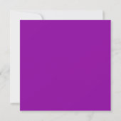 IK BEN VIOLET WATERVERF Bat Mitzvah Uitnodiging (Achterkant)