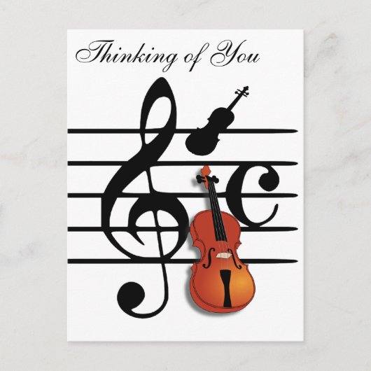 Ik ben Violin_ Briefkaart (Voorkant)