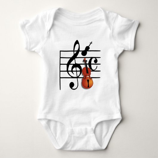 Ik ben Violin_ Romper (Voorkant)