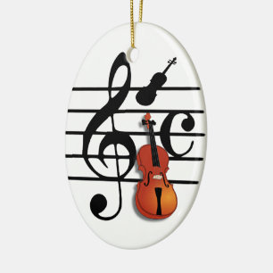 Ik ben viool#2_ keramisch ornament