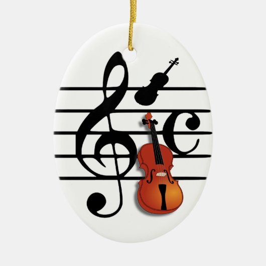 Ik ben viool#2_ keramisch ornament (Voorkant)