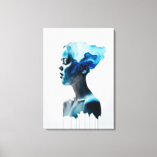 Ik ben vloeibaar canvas afdruk (Voorkant)