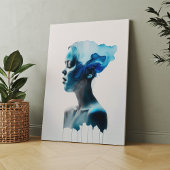 Ik ben vloeibaar canvas afdruk