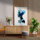 Ik ben vloeibaar canvas afdruk