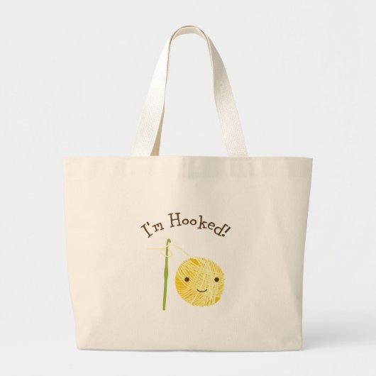 Ik ben vol. grote tote bag (Voorkant)